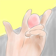 裏筋ピースこすり