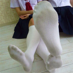 JK靴下白